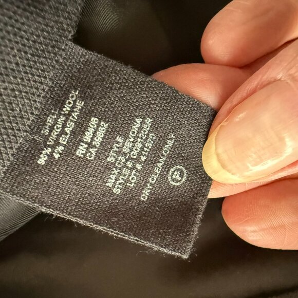 Theory Trouser Straight Leg Navy Pant Size 10 - Picture 4 of 4